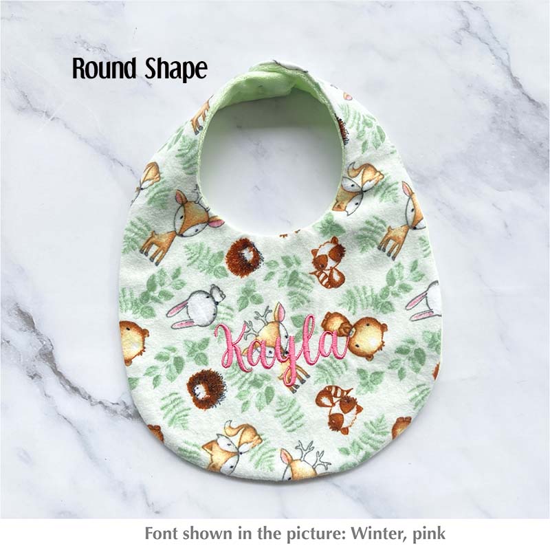 Flannel Cotton Bib - Forest Friends - Image 3