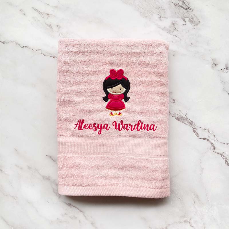 Toddler Towel – Bow Princess