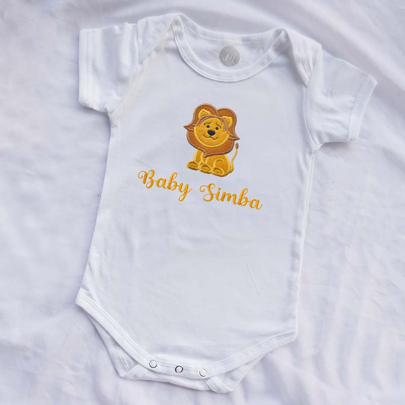 Cotton Baby Romper - Lion