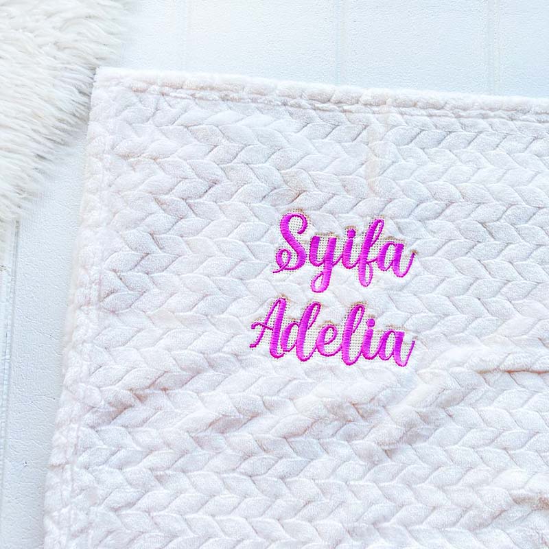 Wheat Fleece Blanket - Cream - Image 4