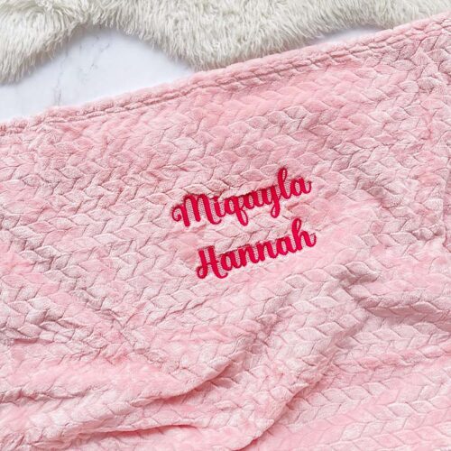 pink blanket miqayla hannah