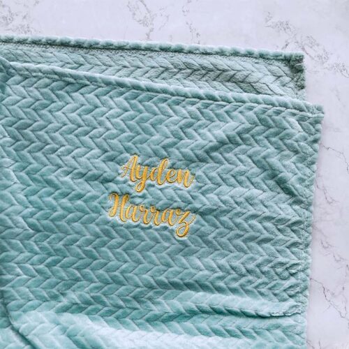 teal blanket