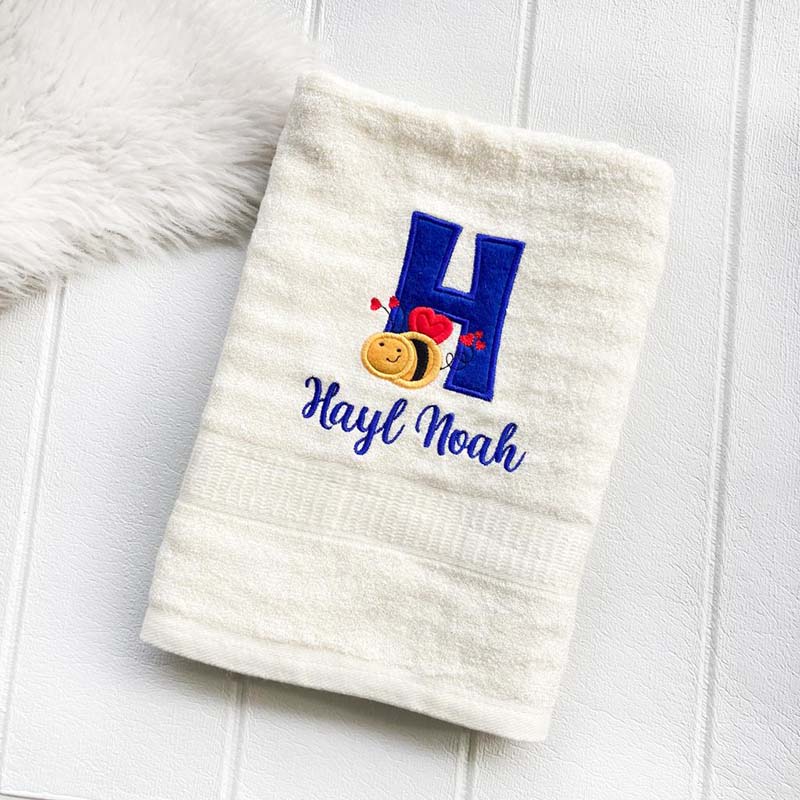 Toddler Towel – Bee Alpha