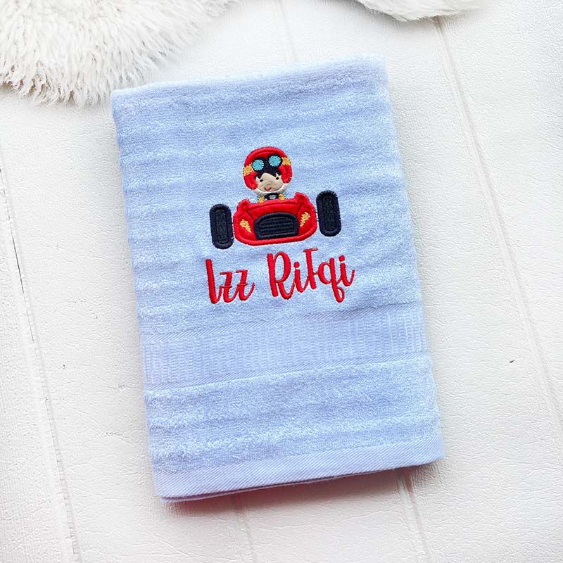 Toddler Towel – Racing Car