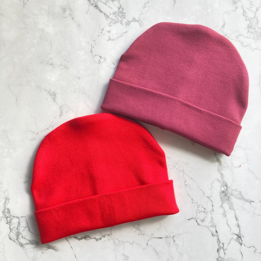 Baby Beanies (Maroon/Red)