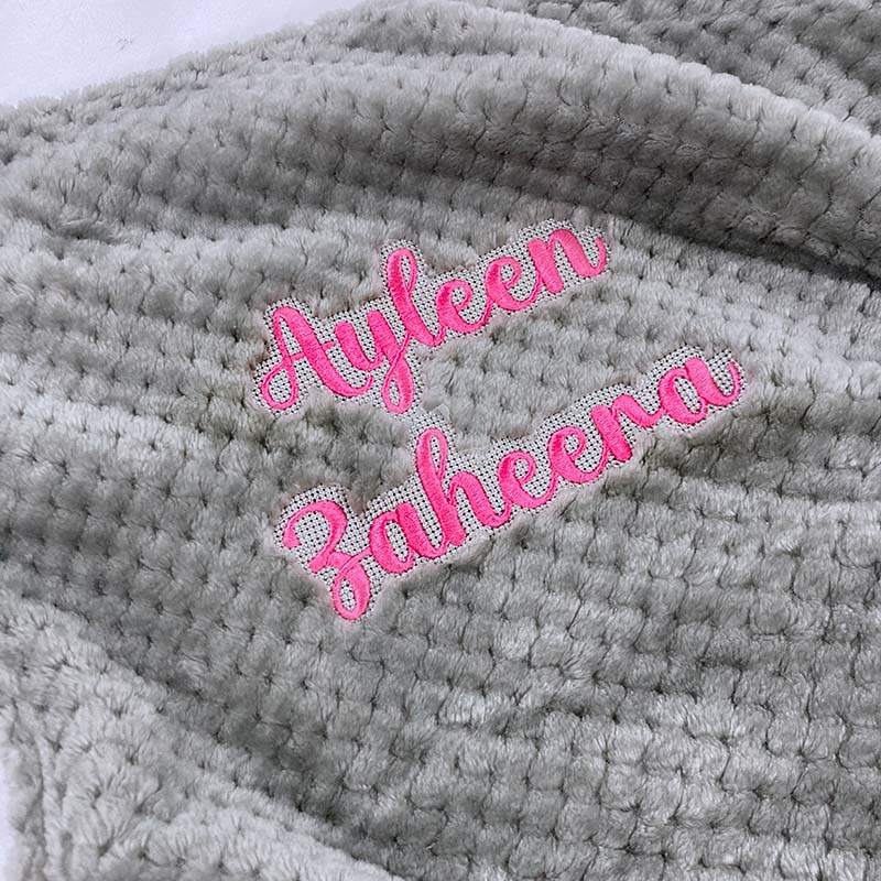 Coral Fleece Blanket - Grey