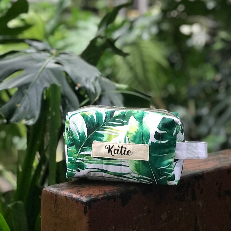 Boxy Daily Pouch - Palm Leaf