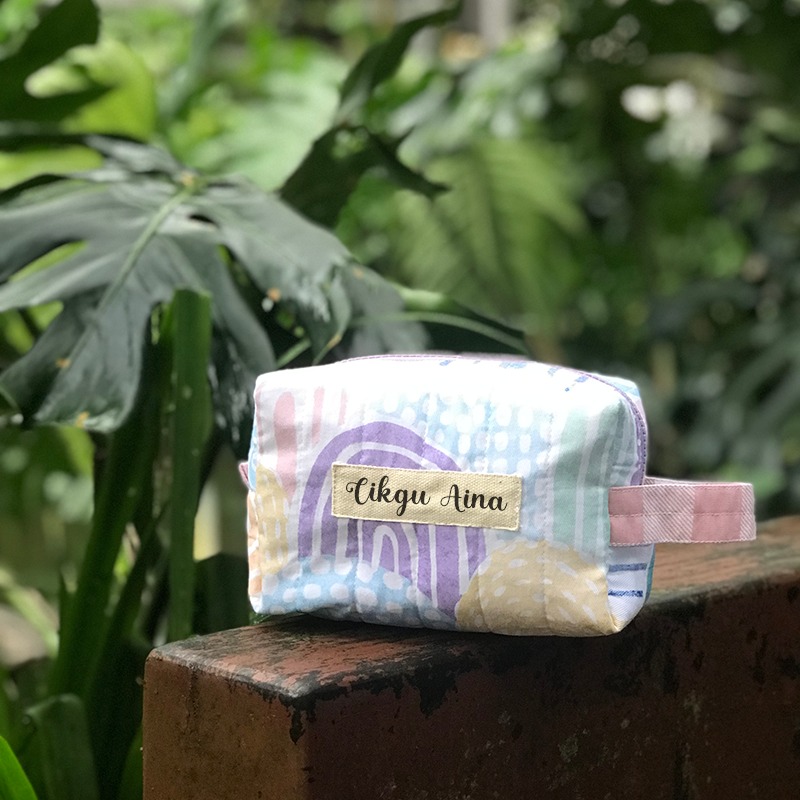 Boxy Daily Pouch - Pastel Rainbow
